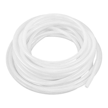 Plastic Vinyl Tubing 50 ft High Pressure Clear Braided Hose 1/4" ID × 7/16" OD