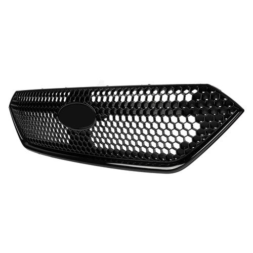 Front Bumper Upper Grille Honeycomb Grill Durable Black For Subaru WRX 2022-2024