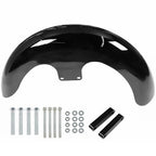 NEW 23" Wrap Front Fender Gloss Black For Touring Road King Electra Glide FLHR