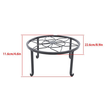 3PCS Plant Stand for Flower Pot Potted Holder Indoor Outdoor Metal 9in