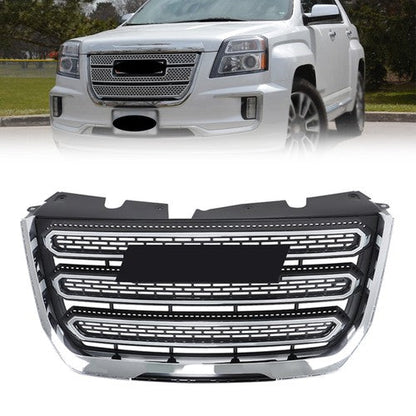 New Chrome Plastic Front Upper Bumper Grille Fit For GMC Terrain SLT 2016 2017