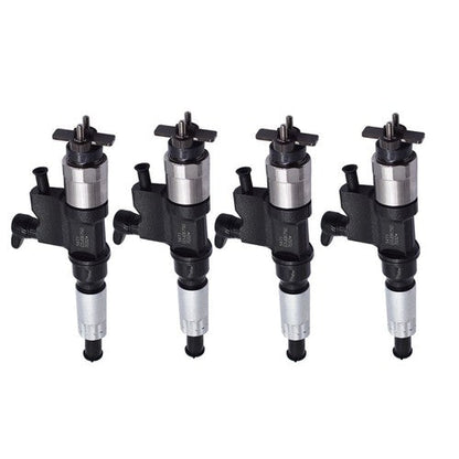 4 pc 095000-5471 Fuel Injector Fit For 01-07 Isuzu NPR  l4