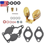 Carburetor Kit & Float For Zenith Wisconsin Engine VH4D VHD TJD Replaces LQ39