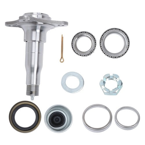 New Weld-On Spindle Kit with Flange For 3,500 LB #84 Trailer Axles - 1 3/4"