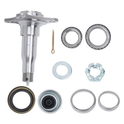 New Weld-On Spindle Kit with Flange For 3,500 LB #84 Trailer Axles - 1 3/4"