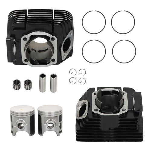 Fit For Yamaha Rd350 1973-1975 Cylinder Rebuild Kit Pistons Rings Pins