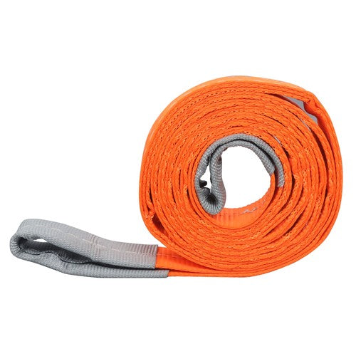 2 PCS Polyester Rigging Straps 2" x 10' 18800lbs Capacity Lifting Sling Straps