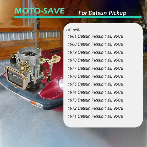Fit For 1970-1981 Datsun Pickup 1.6L 96Cu 16010 B0302 series Carburetor