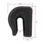 8Pcs G70 3/8" Weld On Chain Grab Hook Tow Hook Tractor Bucket Trailer Tie Down