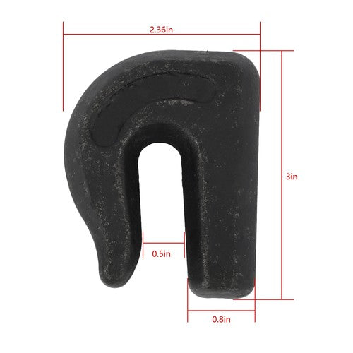 8Pcs G70 3/8" Weld On Chain Grab Hook Tow Hook Tractor Bucket Trailer Tie Down
