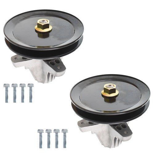 2pc Spindle Assembly For MTD Lt46 LX46 46" Deck 918-06977A 618-06977 618-06977A