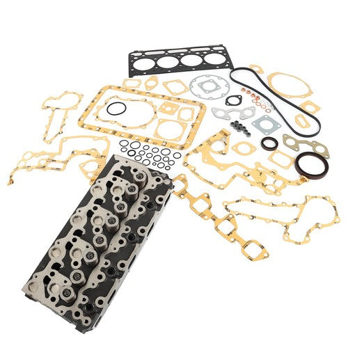 US For Kubota V2203 Engine/Bobcat 753 773 Complete Cylinder Head + Full Gasket