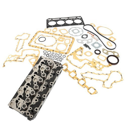 US For Kubota V2203 Engine/Bobcat 753 773 Complete Cylinder Head + Full Gasket