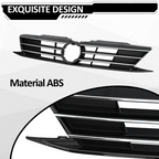For 2015 2016 2017 2018 VW Volkswagen Jetta Front Bumper Chrome Grille Grill