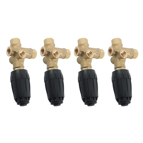 4 Pack Unloader Valve VRT3-310 8GPM 3/8" FNPT 4350PSI Pressure Washer Pump