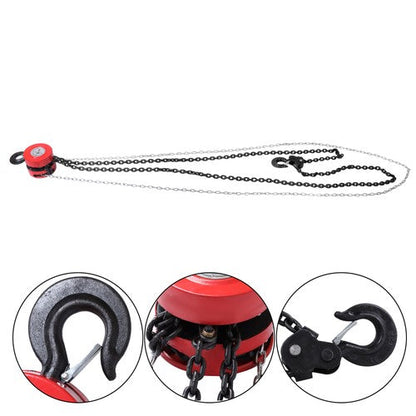 3 Ton/6600 lbs Capacity 10FT Come Along Hand Chain Hoist G80 Galvanized Chain