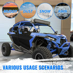 4 Piece Aluminum Door Panel Powder Coated for Can Am X3 Full Doors 17 18 19 20-2024