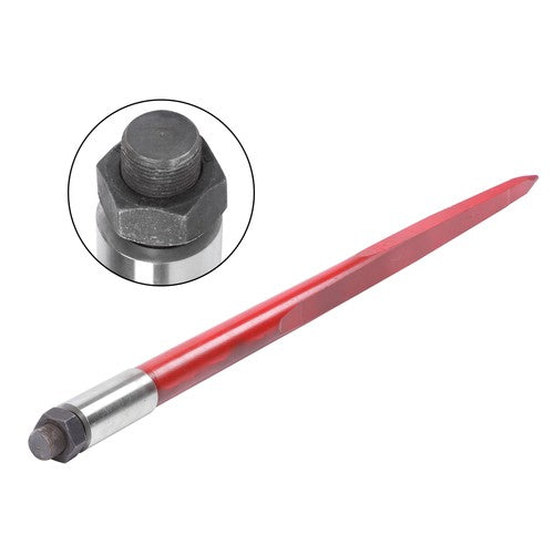 For Tractors Loaders 2pcs Hay Bale Spear 43" 3000 lbs Capacity Spike Fork