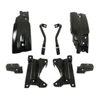 Metal Front Bumper Brace Bracket Suit For 2007-2013 Chevy Silverado 1500 Black