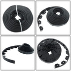 1PC 60 FT No-Dig Garden Edge Lawn Border L-shaped Landscape Edging Border Kit