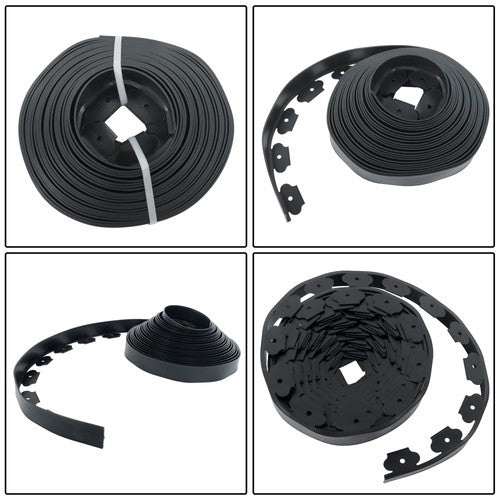 1PC 60 FT No-Dig Garden Edge Lawn Border L-shaped Landscape Edging Border Kit