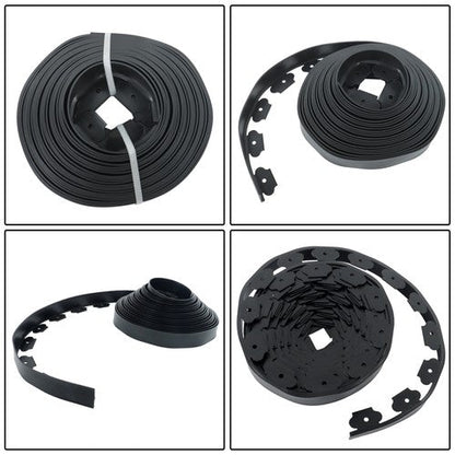1PC 60 FT No-Dig Garden Edge Lawn Border L-shaped Landscape Edging Border Kit