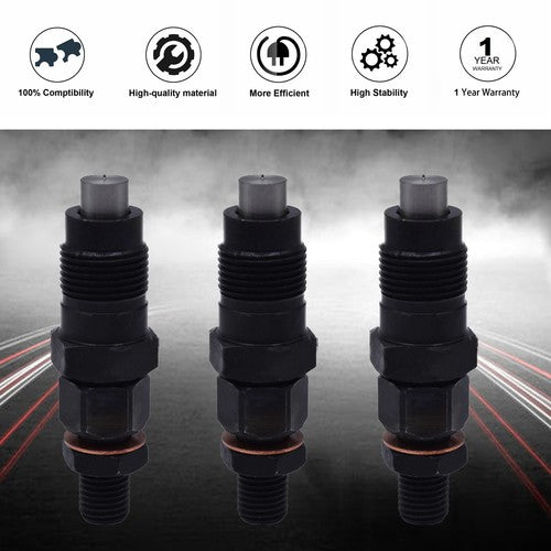 3x Fuel Injectors 16032-53000 16032-53902 For Kubota D1105 D1105T D1005 D905