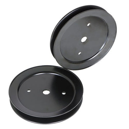 2 Pack 195945 Spindle Pulleys For Husqvarna 42" & 46" Decks For Craftsman 197473