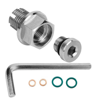 M12.1-1.25x15mm Oil Drain Plug Self-tapping Piggyback Stainless Steel Repair Kit