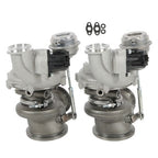 11657576985 2PCS Turbocharger for BMW 550i 650i 750i X5 X6 xDrive N63 4.4L V8