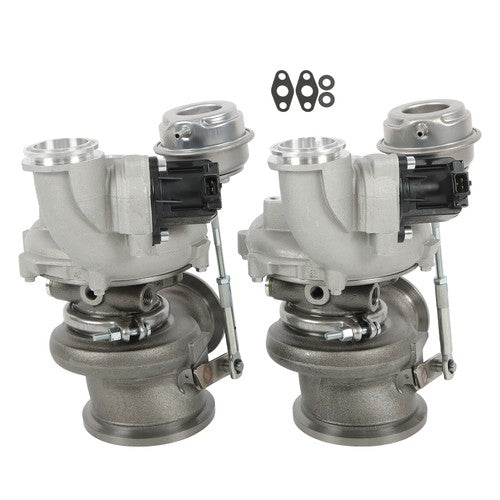11657576985 2PCS Turbocharger for BMW 550i 650i 750i X5 X6 xDrive N63 4.4L V8