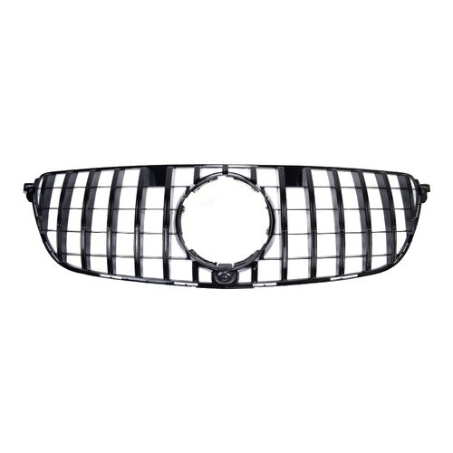 Glossy Black Grille For Mercedes Benz W166/C292 2016-2019 GLE350 W/camera hole