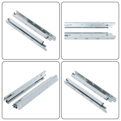 4Pair 18Inch Undermount Soft Close Drawer Slides with 3D Adjustable Lock Device
