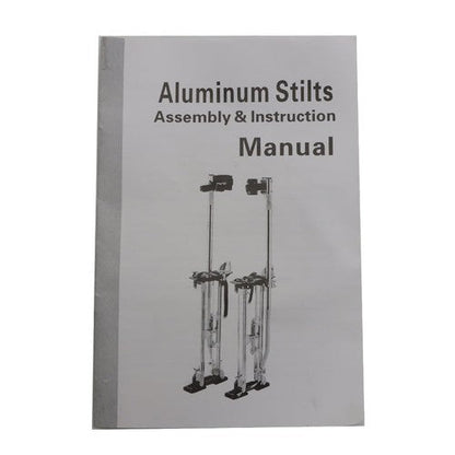 18"-30" Stilt Aluminum Alloy Stilts Adjustable Drywall Stilt Painting Tool Black