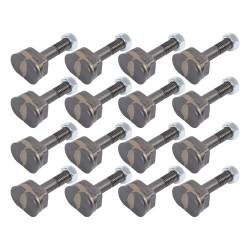 16 Pack Replacement Stump Grinder Teeth Compatible For Vermeer Yellow Jacket