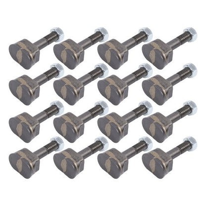 16 Pack Replacement Stump Grinder Teeth Compatible For Vermeer Yellow Jacket