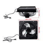 High Speed 1600RPM 900CFM 1.7m Power 12'' Shutter Wall-Mount Attic Exhaust Fan