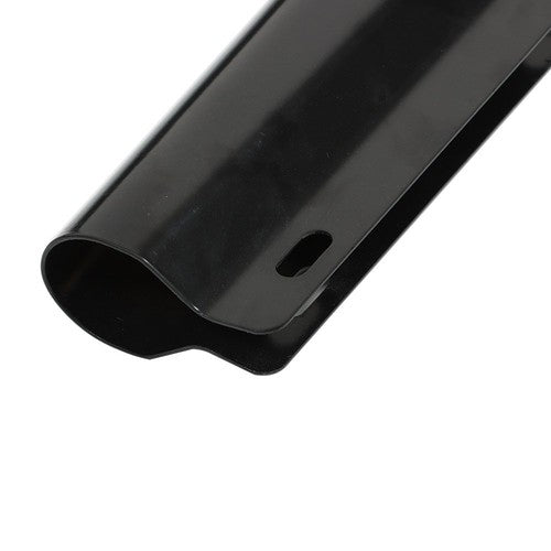 Black Straight Spring Loaded Mud Flap Hanger 2.5" Bolt Spacing,30" Length