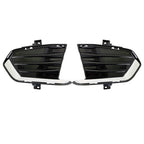 Front Fog Lamp Cover For Cadillac XT5 2017-2019 Black New Driver+Passenger Side