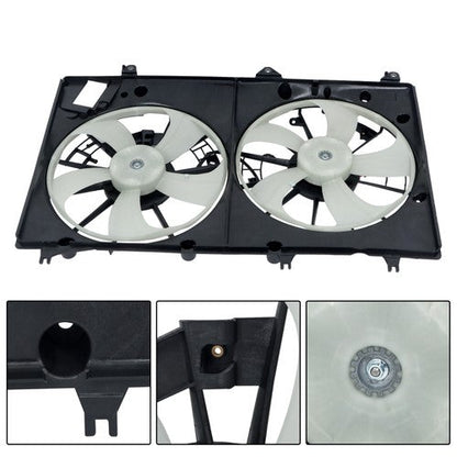 67450397 For Toyota Highlander 08-13 Dual Radiator Condenser Cooling Fan 621174