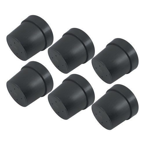 6 Pack 5 Gallon Plastic Nursery Pots Heavy Duty Garden Flower Plant Pots