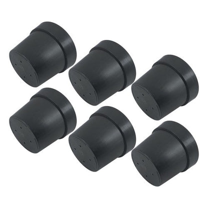 6 Pack 5 Gallon Plastic Nursery Pots Heavy Duty Garden Flower Plant Pots