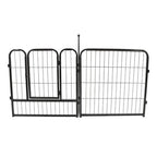24 Panels 24x24 inch Dog Playpen Crate Fence Pet PlayPen Exercise Cage