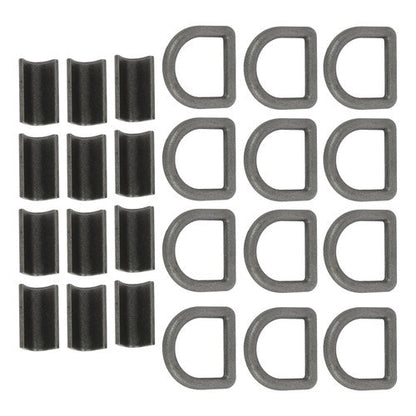 Heavy Duty 3/8" Weld-On D Rings 5000 lbs MBS 12 Pack for Trailers & ATVs