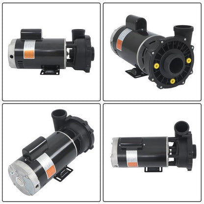 5HP Spa Pump 230V Two-Speed Spa Pump System 3722021-1D 56Y-Frame Black