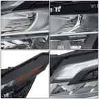 LED+Halogen For Nissan Pathfinder 22-23 Chrome Housing Headlight Turn Signal LH