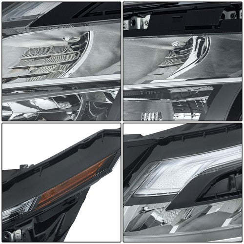 LED+Halogen For Nissan Pathfinder 22-23 Chrome Housing Headlight Turn Signal LH