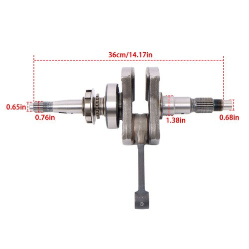 Crank Shaft Rod Crank For Hisun 500 MSU 500 Massimo Parts US Crankshaft Assy ATV