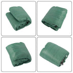 Dark Green Heavy Duty Garden Privacy Fence 4' x 50' Barrier Net With Zip Ties
