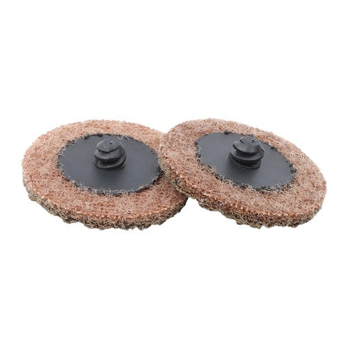 Surface Conditioning Quick Change Discs, 2" Tan (Coarse) Prep Pad - 25 Pack